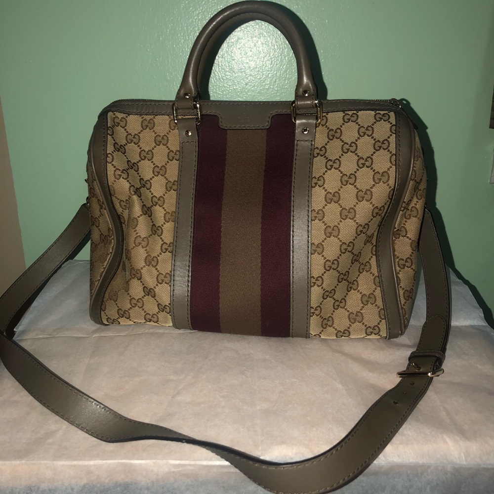 Gucci Top Handle Duffle Bag